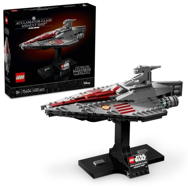 LEGO Star Wars Acclamator-Class Assault Ship, Buildable Starship Model 75404 Building Blocks for 18+ Gift  Anvit Toy World - Image 10