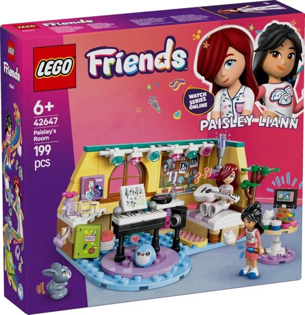 LEGO Friends Paisley’s Room Pretend Play Bedroom Playset 42647 Building Blocks Toys for 6+ Gift for Boys and Girls  Anvit Toy World - Image 8