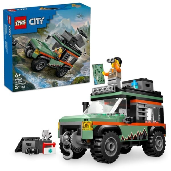 LEGO City Off-Road 4x4 Mountain Truck Adventure Toy 60447 Building Blocks Toys for 6+ Gift for Boys and Girls  Anvit Toy World