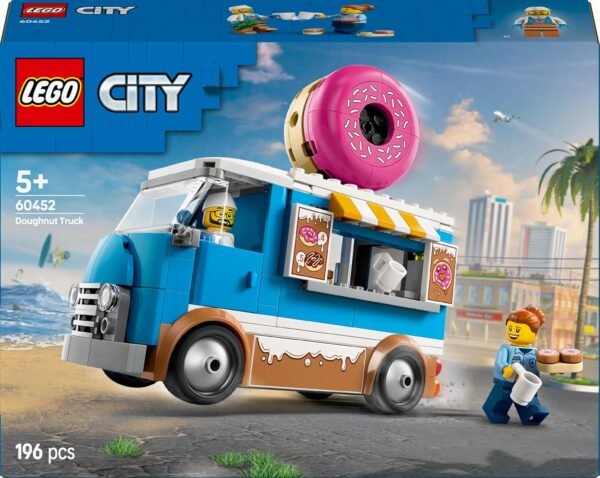 LEGO City Donut Truck Playset Vendor Vehicle Toy for Kids Aged 5 and up 60452 Building Blocks Toys for 5+ Gift for Boys and Girls  Anvit Toy World - Image 7