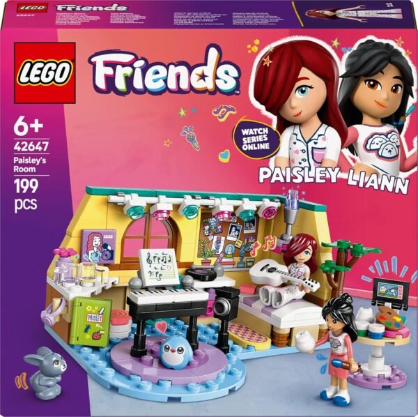 LEGO Friends Paisley’s Room Pretend Play Bedroom Playset 42647 Building Blocks Toys for 6+ Gift for Boys and Girls  Anvit Toy World - Image 9