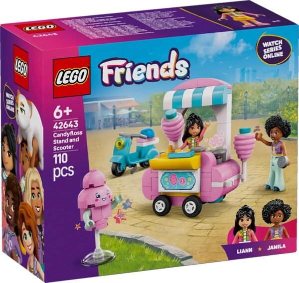 LEGO Friends Cotton Candy Stand and Scooter Toy Pretend-Play Set 42643 Building Blocks Toys for 6+ Gift for Boys and Girls  Anvit Toy World - Image 8