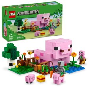 LEGO Minecraft The Baby Pig House Gamer Building Toy Animal Set for Kids 21268 Building Blocks Toys for 7+ Gift for Boys and Girls  Anvit Toy World