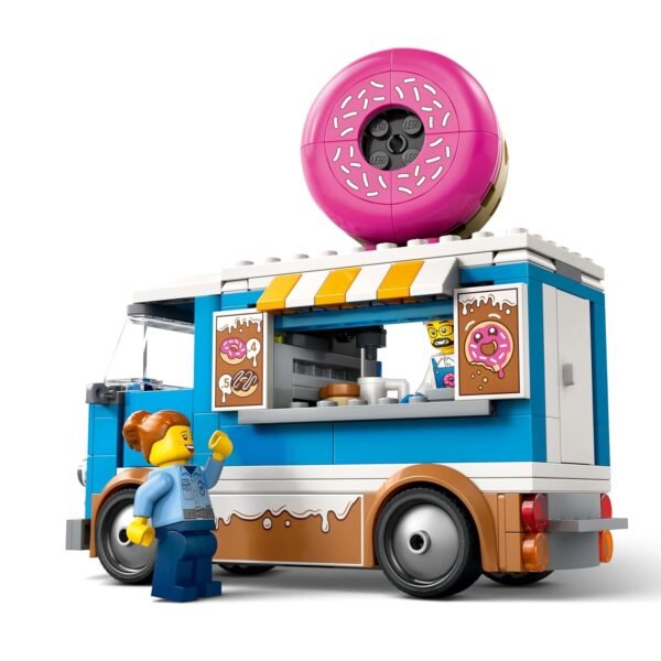 LEGO City Donut Truck Playset Vendor Vehicle Toy for Kids Aged 5 and up 60452 Building Blocks Toys for 5+ Gift for Boys and Girls  Anvit Toy World - Image 3
