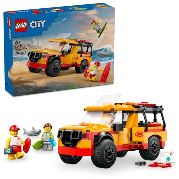 LEGO City Lifeguard Beach Rescue Truck Playset 60453 Building Blocks Toys for 6+ Gift for Boys and Girls  Anvit Toy World