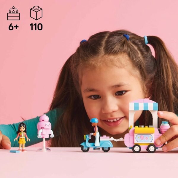 LEGO Friends Cotton Candy Stand and Scooter Toy Pretend-Play Set 42643 Building Blocks Toys for 6+ Gift for Boys and Girls  Anvit Toy World - Image 7