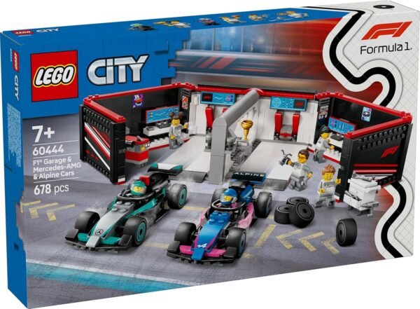 LEGO City F1 Garage & Mercedes-AMG & Alpine Cars Toy Playset 60444 Building Blocks Toys for 7+ Gift for Boys and Girls  Anvit Toy World - Image 9