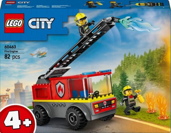 LEGO City Fire Ladder Truck, Firefighter Toy Vehicle Gift for Kids 60463 Building Blocks Toys for 4+ Gift for Boys and Girls  Anvit Toy World - Image 8