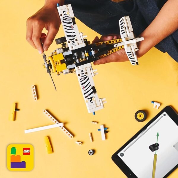 LEGO Technic Bush Plane Aircraft Toy Vehicle Gift Set for Kids 42198 Building Blocks Toys for 8+ Gift for Boys and Girls  Anvit Toy World - Image 6