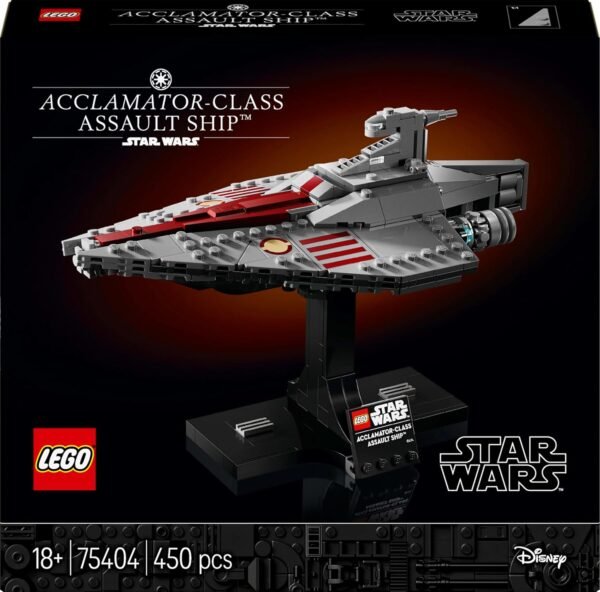 LEGO Star Wars Acclamator-Class Assault Ship, Buildable Starship Model 75404 Building Blocks for 18+ Gift  Anvit Toy World - Image 17