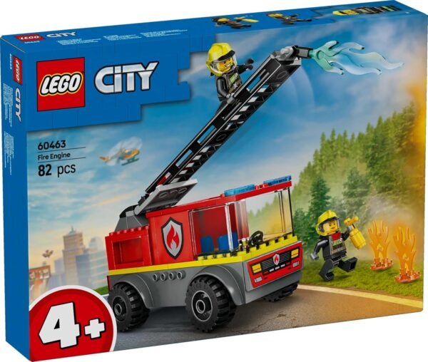 LEGO City Fire Ladder Truck, Firefighter Toy Vehicle Gift for Kids 60463 Building Blocks Toys for 4+ Gift for Boys and Girls  Anvit Toy World - Image 9
