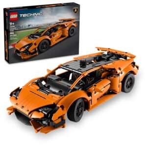 LEGO Technic Lamborghini Huracán Tecnica Orange Toy Cars - Building Toys for Kids, Boys & Girls, Ages 9+ - Lamborghini Toy Car W/ V10 Engine & Steering - Gift Ideas for Birthdays - 42196  Anvit Toy World