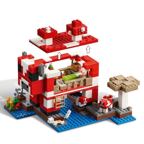 LEGO Minecraft The Mooshroom House Island Gamer Kit Toy for Kids 21270 Building Blocks Toys for 8+ Gift for Boys and Girls  Anvit Toy World - Image 2