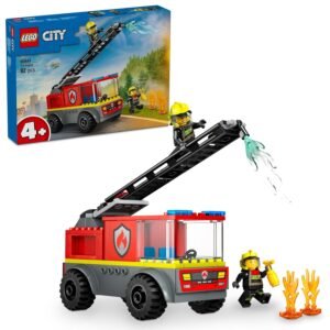 LEGO City Fire Ladder Truck, Firefighter Toy Vehicle Gift for Kids 60463 Building Blocks Toys for 4+ Gift for Boys and Girls  Anvit Toy World