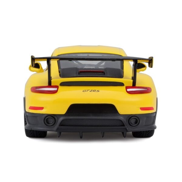 Bburago Maisto Porsche 911 Gt2 Rs Yellow With Carbon Hood 1/24 Diecast Model Car 31523  Anvit Toy World - Image 3