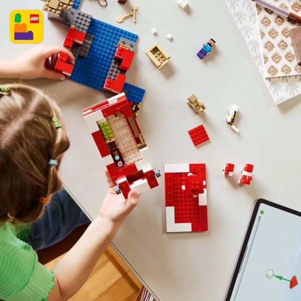 LEGO Minecraft The Mooshroom House Island Gamer Kit Toy for Kids 21270 Building Blocks Toys for 8+ Gift for Boys and Girls  Anvit Toy World - Image 3