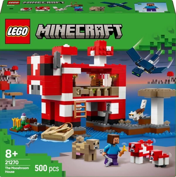 LEGO Minecraft The Mooshroom House Island Gamer Kit Toy for Kids 21270 Building Blocks Toys for 8+ Gift for Boys and Girls  Anvit Toy World - Image 4