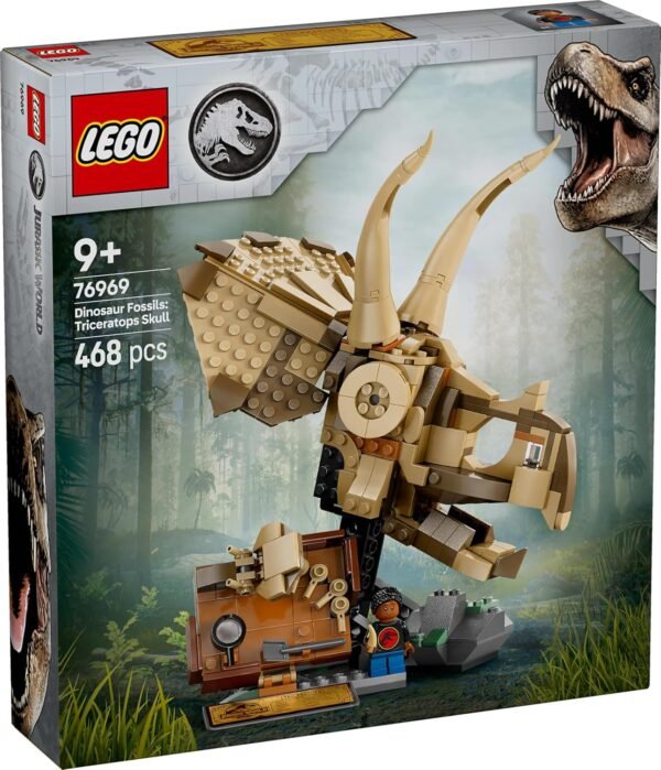 LEGO Jurassic World Dinosaur Fossils Triceratops Skull Model Set 76969 Building Blocks Toys for 9+ Gift for Boys and Girls  Amazon.in: Toys & Games - Image 9