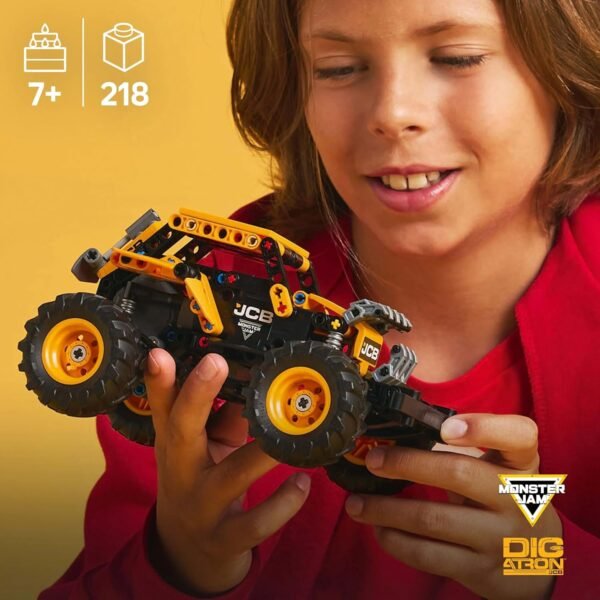 LEGO Technic Monster Jam DIGatron Pull-Back Truck Toy 42199 Building Blocks Toys for 7+ Gift for Boys and Girls  Anvit Toy World - Image 3