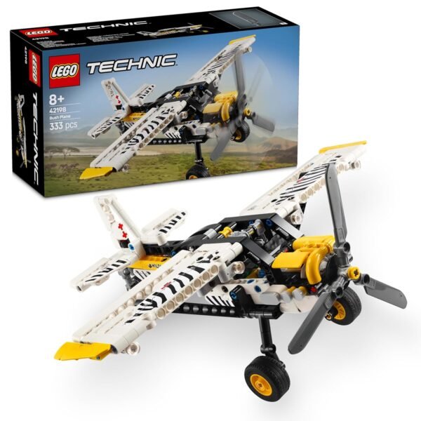 LEGO Technic Bush Plane Aircraft Toy Vehicle Gift Set for Kids 42198 Building Blocks Toys for 8+ Gift for Boys and Girls  Anvit Toy World