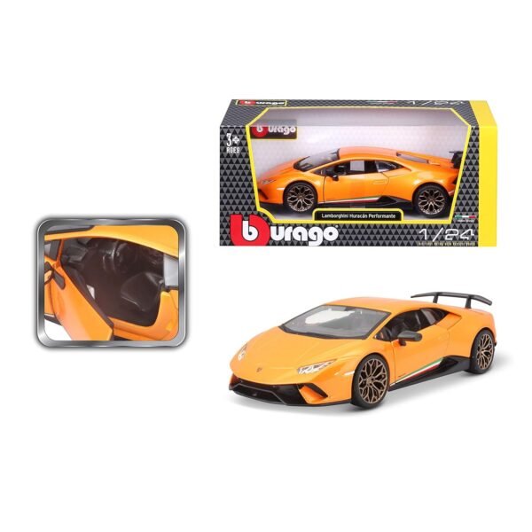 Bburago Lamborghini Huracan Performante, Die Cast, 1 24 Scale (Metallic Orange)  Amazon.in: Toys & Games - Image 11