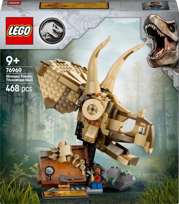 LEGO Jurassic World Dinosaur Fossils Triceratops Skull Model Set 76969 Building Blocks Toys for 9+ Gift for Boys and Girls  Amazon.in: Toys & Games - Image 8