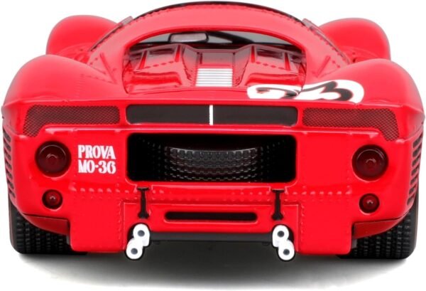 Bburago - 1/24 Scale Model Compatible with Ferrari 330 P4 Daytona 1967 Racing Car Model  Anvit Toy World - Image 3