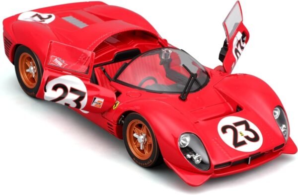 Bburago - 1/24 Scale Model Compatible with Ferrari 330 P4 Daytona 1967 Racing Car Model  Anvit Toy World