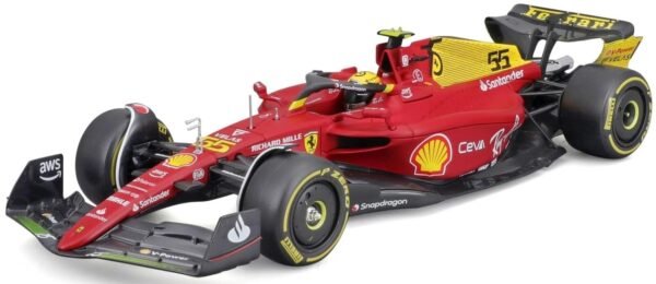 Bburago - 1/24 Scale Model Compatible With Ferrari Formula 1 Scuderia Monza Livery 2022 F1-75 Compatible With Carlos Sainz Replica, Red  Amazon.in: Toys & Games
