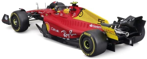 Bburago - 1/24 Scale Model Compatible With Ferrari Formula 1 Scuderia Monza Livery 2022 F1-75 Compatible With Carlos Sainz Replica, Red  Amazon.in: Toys & Games - Image 5