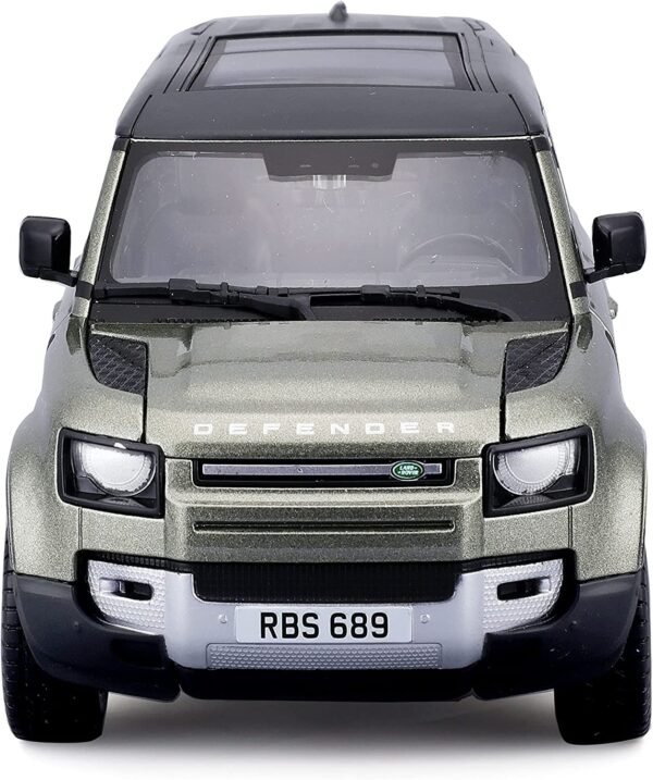 Bburago - 1/24 Scale Model Compatible with Land Rover Defender 110 Replica Miniature SUV 2022 (Green)  Amazon.in: Toys & Games - Image 4