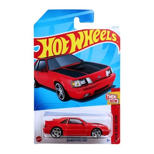 Hot Wheels 84 Mustang S40 Then and Now Ages 3 and Up (Red) Anvit Toy Store: Toys & Games
