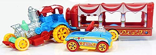 Hot Wheels Metal 2018 Car-Nival Steamer Vehicle w/ Detachable Trailer & Pedal Car, Pack of 1, Multicolor Anvit Toy Store: Toys & Games