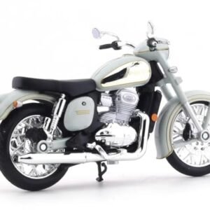 Maisto 1/18 Die Cast Scale Model Compatible with Jawa Yezdi Miniature Replica Model, Made of Metal and Plastic, White Anvit Toy Store: Toys & Games