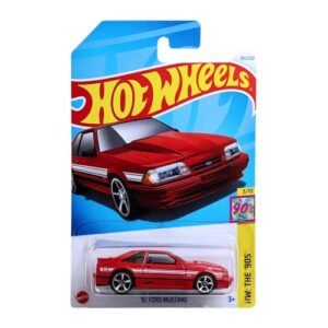 Hot Wheels 92 Ford Mustang HW The 90S Ages 3 and Up (Red) Anvit Toy Store: Toys & Games