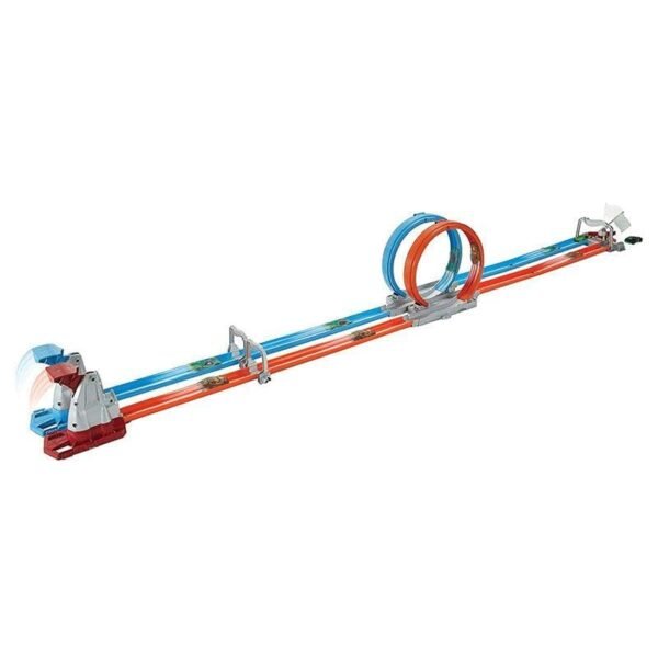 Buy Hot Wheels Dual Loop Dash Drag Racing with 2 Vehicles Playset Action Track Set Online at Low Prices in India - Anvit Toy Store - Image 5