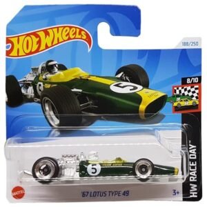 Hot Wheels '67 Lotus Type 49, Race Day Series, 164 Scale, Ford, Team Lotus, 2024 Release,Red : Anvit Toy Store: Toys & Games