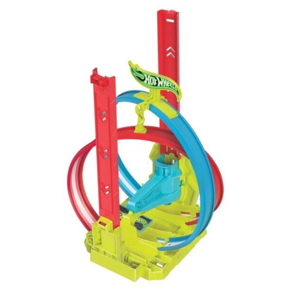 Buy Hot Wheels Track Set Neon Speeders Laser Stunt Slamway Online at Low Prices in India - Anvit Toy Store - Image 2