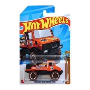 Hot Wheels Mercedes Benz Unimog 1300L Truck Toy Ages 3 and Up by Small CLAP (Orange)  Anvit Toy Store: Toys & Games