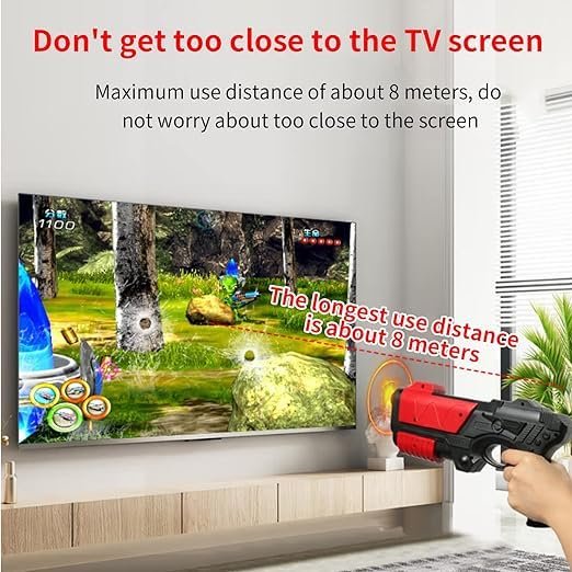 Buy Sameo Iplay+ 32 Bit Motion TV Video Game Console With All New Motion Gun With 1056 Built In Games 33 Motion Sports Games,34 Puzzle Games, 69 Casual Game, 20 Shooting Game, Multi Online at Low Prices in India - Anvit Toy Store - Image 3