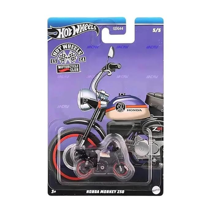 Hot Wheels Motorcycle Club 164 Ducati Scrambler Edition for 3 Years & Above (Black/Grey) : Anvit Toy Store: Toys & Games