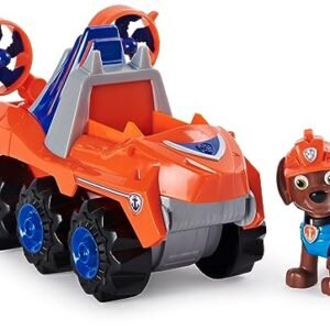 Paw Patrol Dino Rescue Zuma’s Deluxe Rev Up Vehicle with Mystery Dinosaur Figure, for Kids Aged 3 and up  Anvit Toy Store: Toys & Games