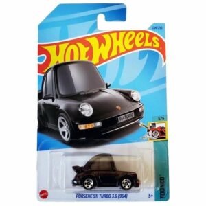 Hot Wheels Porsche 911 Turbo 3.6 Tooned Ages 3 and Up 234/250 (Black)  Anvit Toy Store: Toys & Games