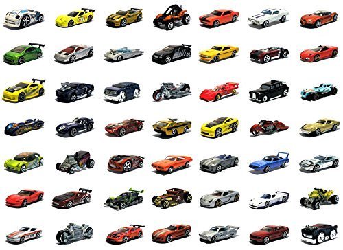 Hot wheels Basic Car Pack of 6 Die Cast Cars Assortment ( Colors and Designs Styles/Color May Vary C4982 ) Anvit Toy Store: Toys & Games