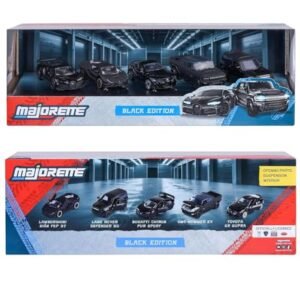 X-TMAGA Esoyl Black Edition(2023) Giftpack 5 Piece Set 1/64 Diecast Model Cars By Majorette 212053174 Anvit Toy Store: Toys & Games