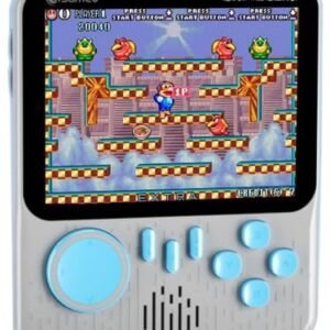 Sameo Gamegear Handheld Video Game Console, Retro Mini Game with 666 Classic Retro Game TV Compatible for Kids, Rechargeable 8 Bit Classic (Dolphin Grey) Anvit Toy Store: Toys & Games