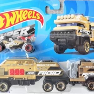 Hot Wheels Super Rigs Baja Battalio, Transporter Vehicle With 1 164 Scale Car 3+ Years Age, Multicolor : Anvit Toy Store: Toys & Games