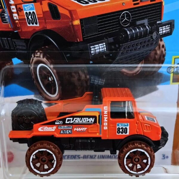Hot Wheels Mercedes Benz Unimog 1300L Truck Toy Ages 3 and Up by Small CLAP (Orange)  Anvit Toy Store: Toys & Games - Image 3