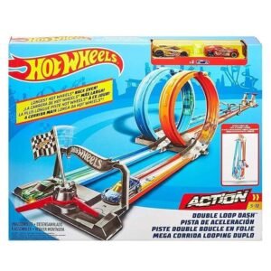 Buy Hot Wheels Dual Loop Dash Drag Racing with 2 Vehicles Playset Action Track Set Online at Low Prices in India - Anvit Toy Store