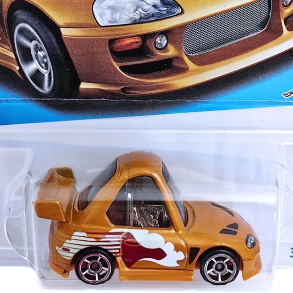 Hot Wheels 94 Toyota Supra Tooned Ages 3 and Up by Small CLAP (Yellow)  Anvit Toy Store: Toys & Games - Image 2